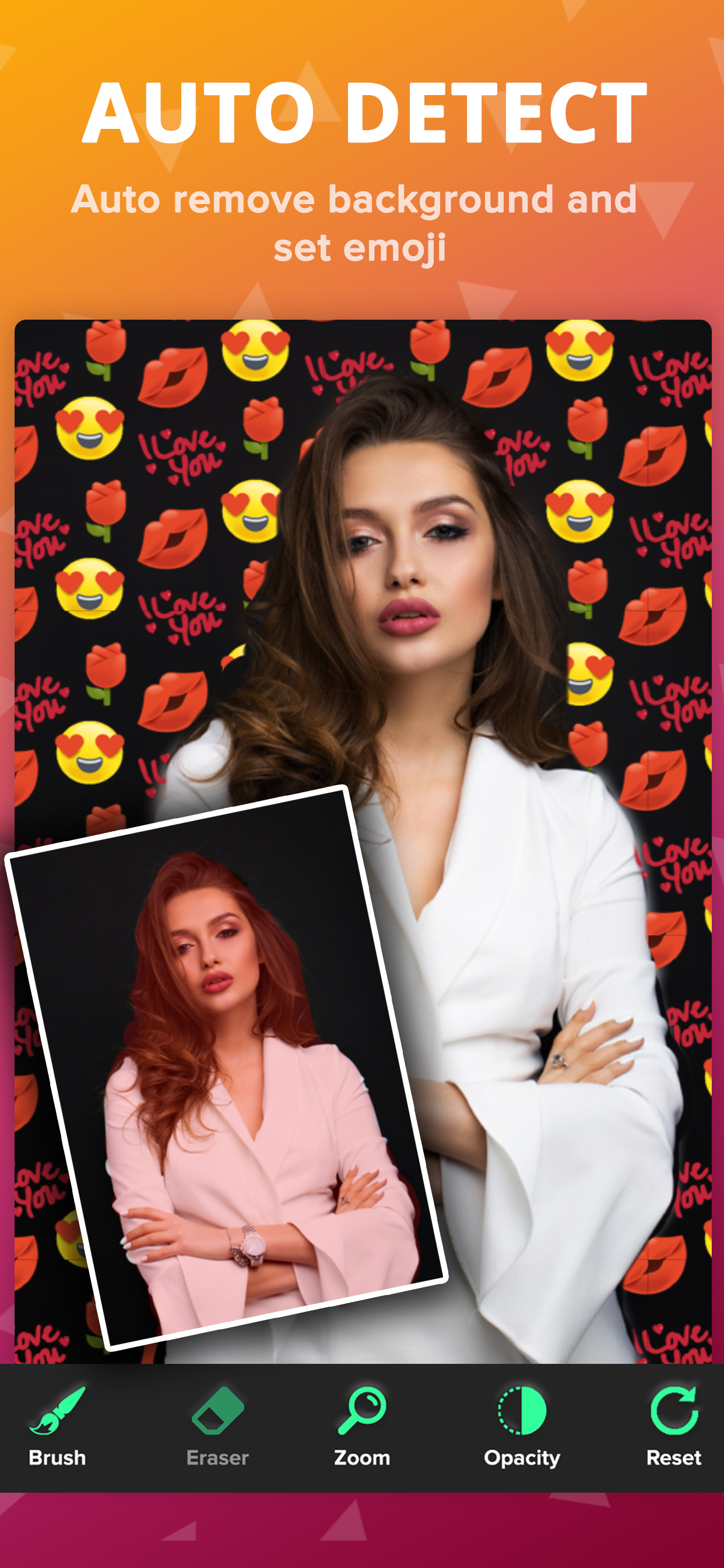 Emoji Background Photo Editor