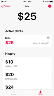 oweme - debt tracker iphone screenshot 3