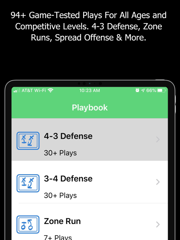 Football Blueprint iPad screenshot 4 - Sports app