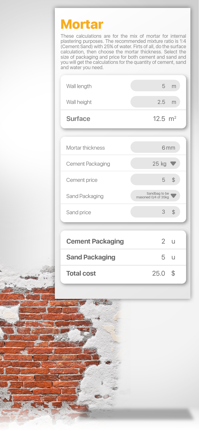 Project Construction Estimator