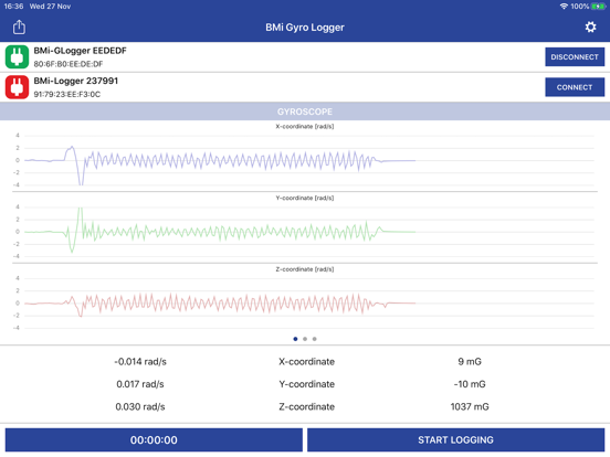Screenshot #4 pour BMi Gyro Logger
