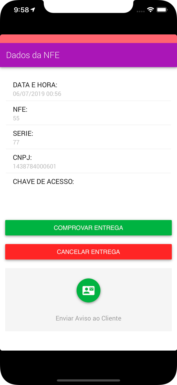 Portal do Transportador APP