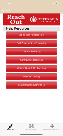 Game screenshot Otterbein Cardinals Reach Out hack