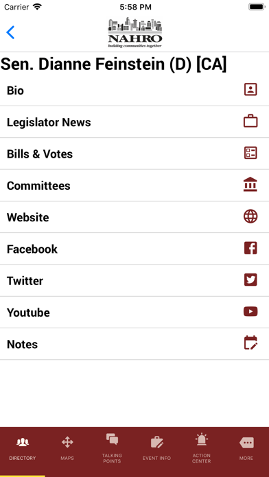 NAHRO Advocacy Screenshot