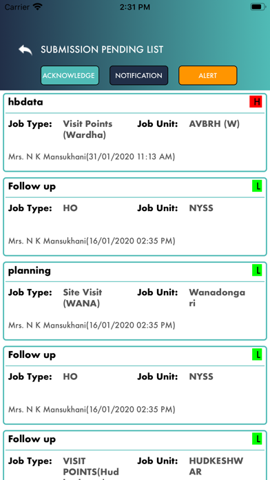 Work Flow Management System Screenshot