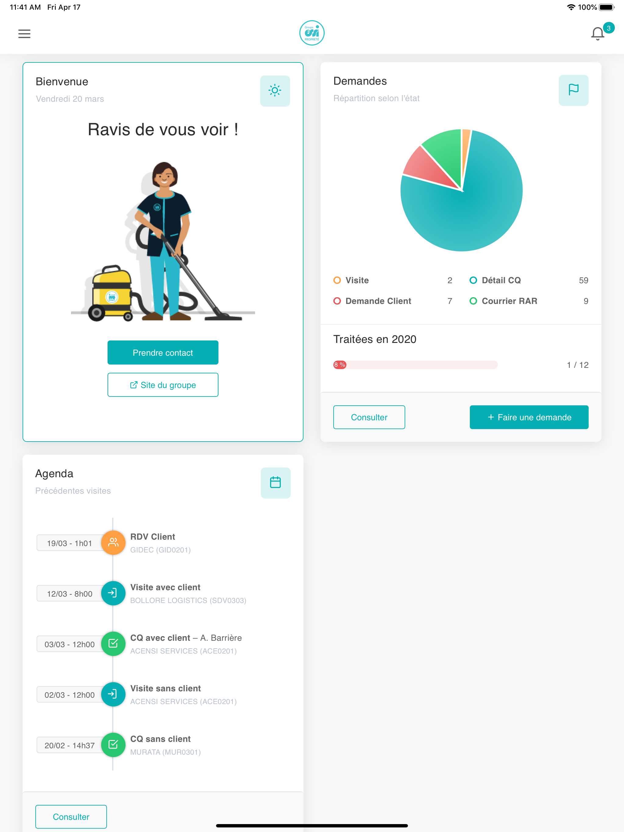 ESSI - Espace client