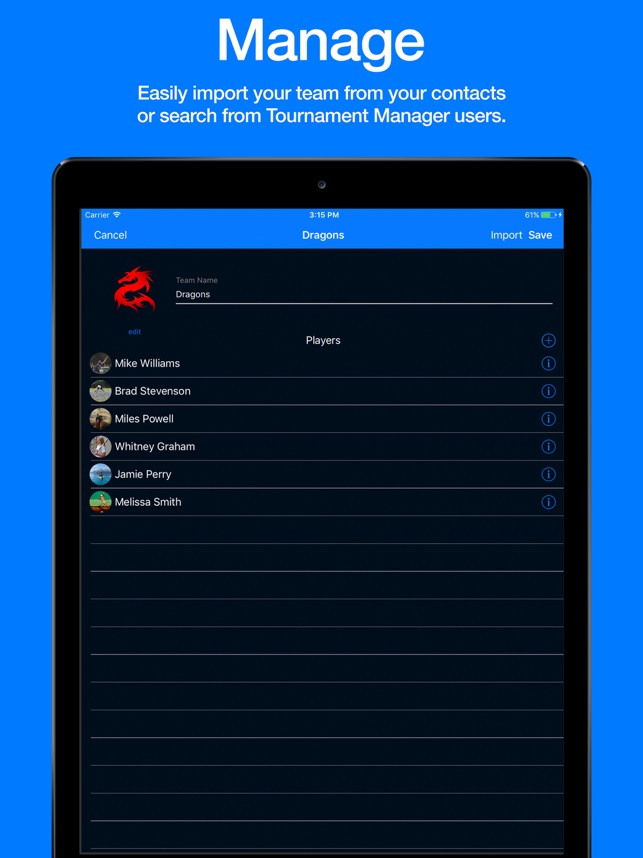Tournament Manager!