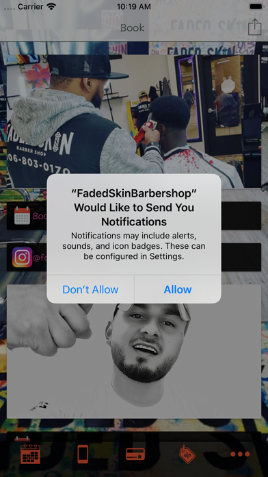 Screenshot #1 pour FadedSkinBarbershop