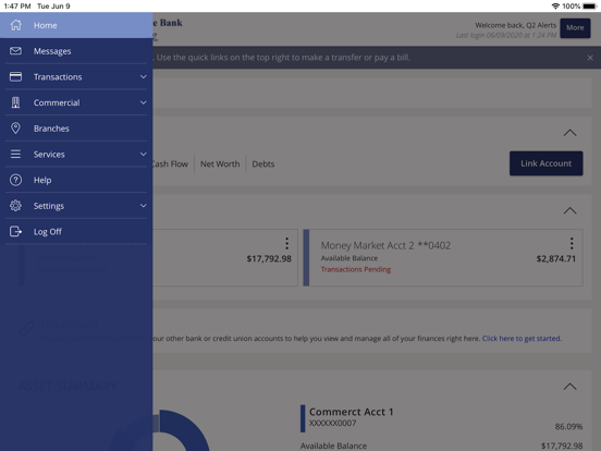 Screenshot #5 pour Home Loan State Bank MobilEDGE