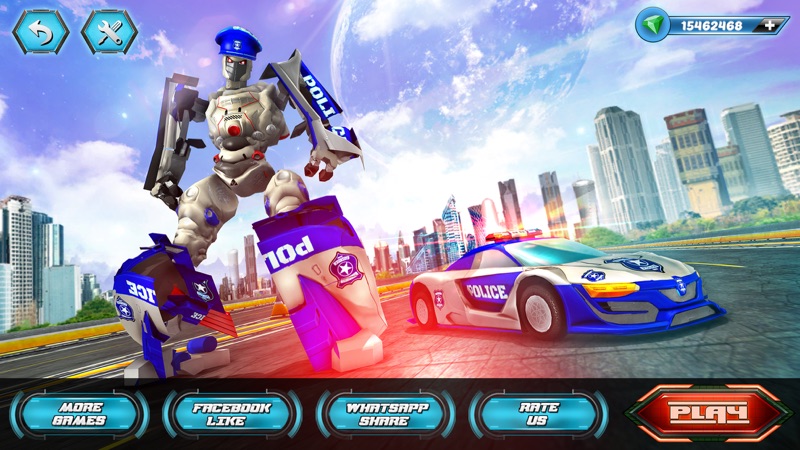 Cops Robot Battle screenshot 1