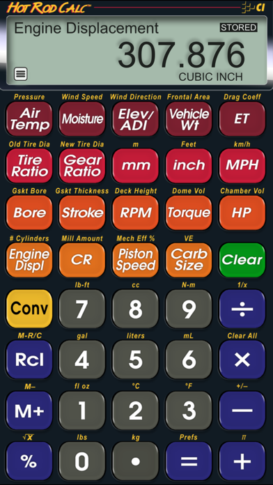 Hot Rod Calc Screenshot