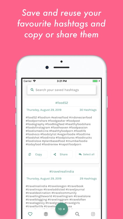 Tag Me - Insta Hashtag Manager screenshot-5