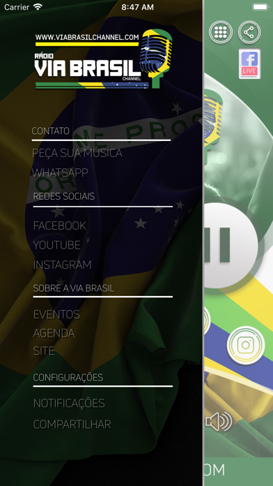 Radio Via Brasil Channel screenshot 2