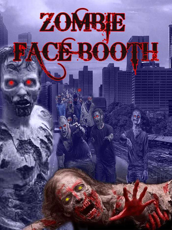 Zombie Face Booth and Halloween