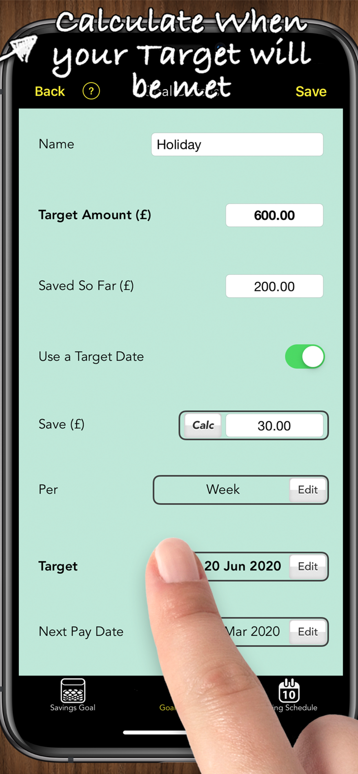 Savings Goals screenshot 3