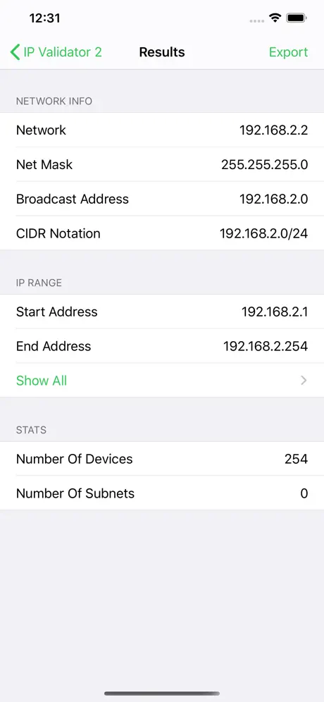IP Validator