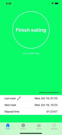 Game screenshot Eating Time - meal reminder apk