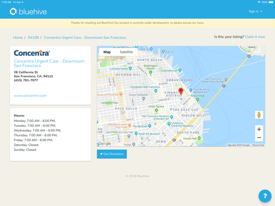 BlueHive.com iPad screenshot 4 - Medical app