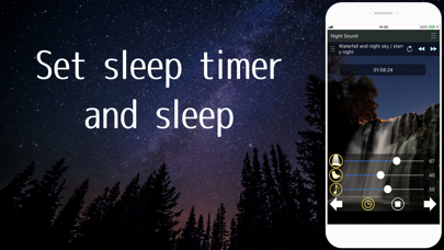 Nature sounds of the night Screenshot