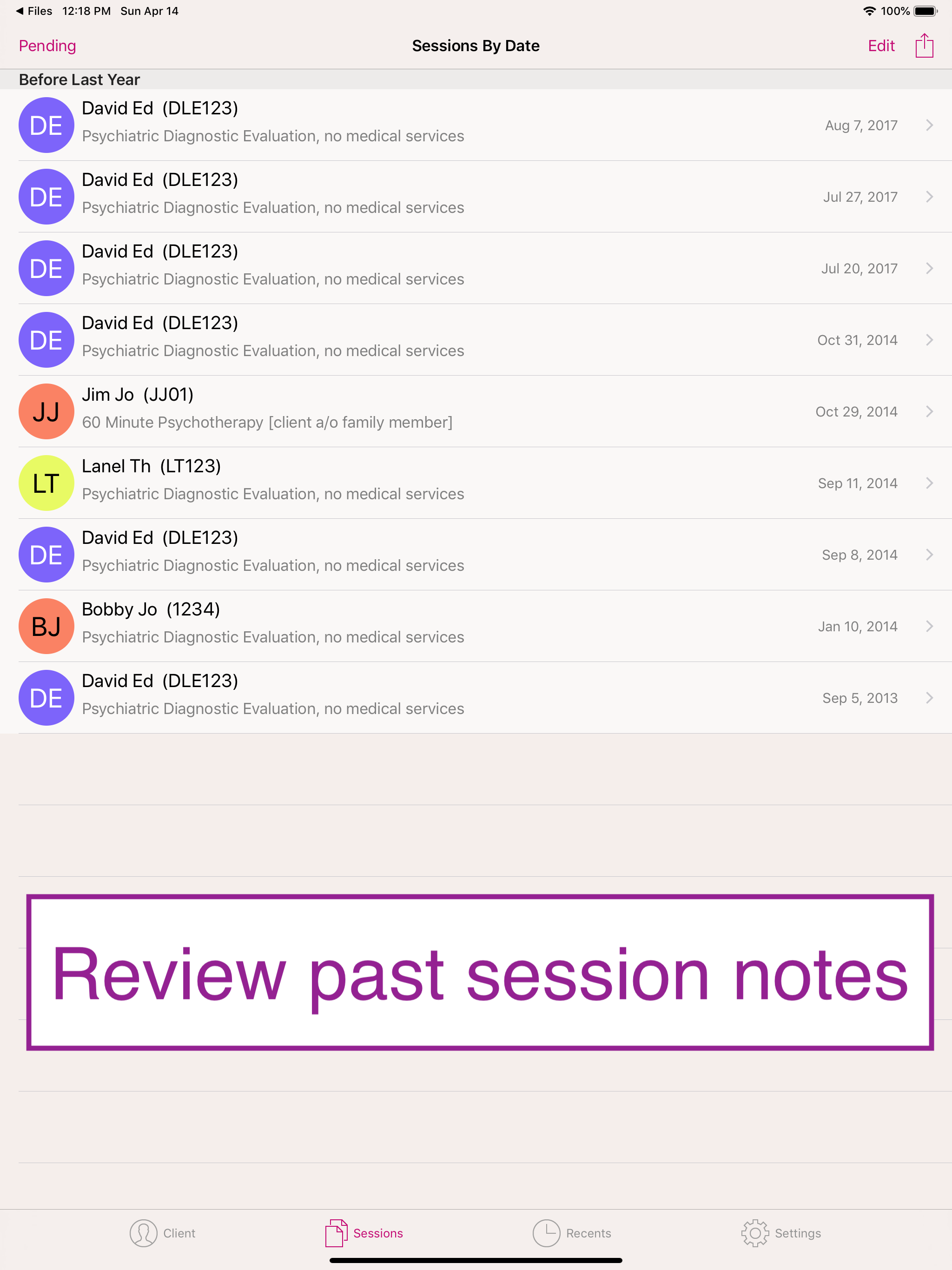 PsychChart screenshot 4