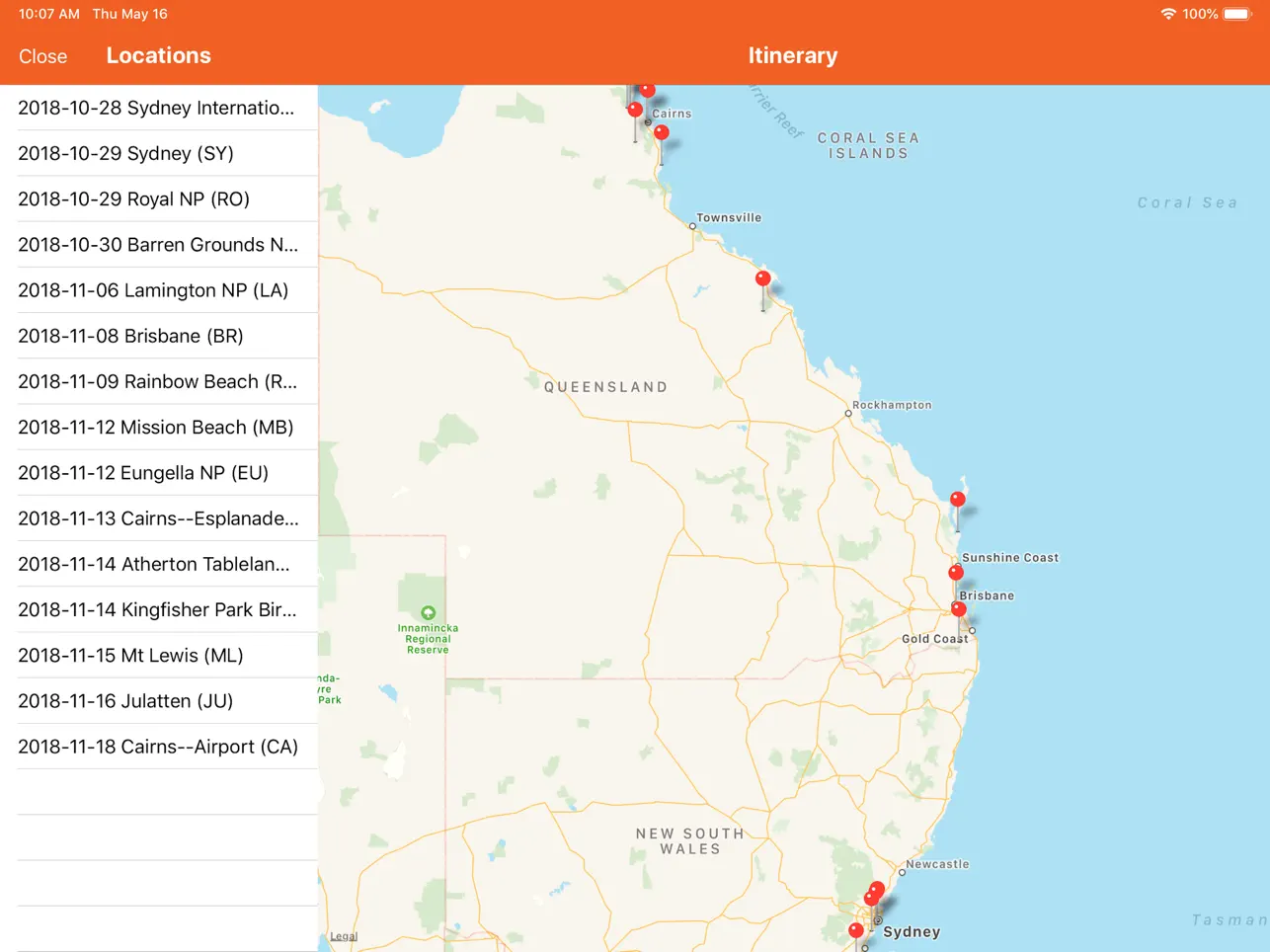 Screenshot #5 pour iGoTerra Trips
