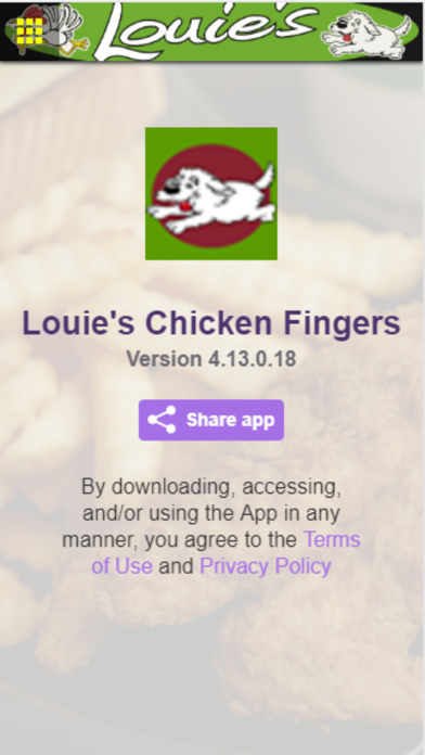 Louie's Chicken Fingers. screenshot 2