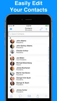 a2z contacts - group text app iphone screenshot 2