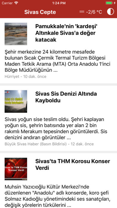 Screenshot #1 pour Sivas Cepte - Güncel Haberler