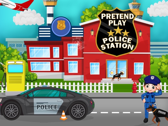 Pretend Play Police Station iPad screenshot