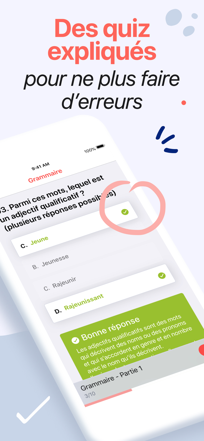 Orthographe  cours et quiz