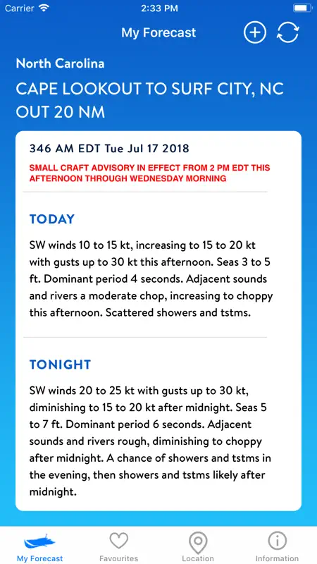 Boating Weather screenshot 3 of 4