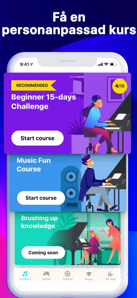 Hello Piano: Lektioner & Spel