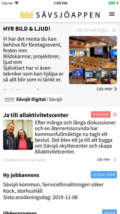 SävsjöAppen Screenshot
