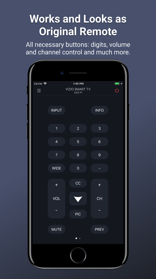 #3. Remote for Vizio · (iOS) By: Kraftwerk 9 Inc