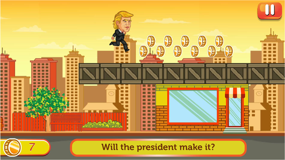 #1. Trump Jump -Mr. President Game (iOS) Av: TradeWeb