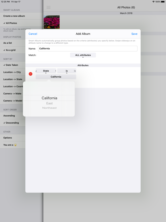 Photowerks: Smart Albums iPad screenshot 7 - Photo & Video app