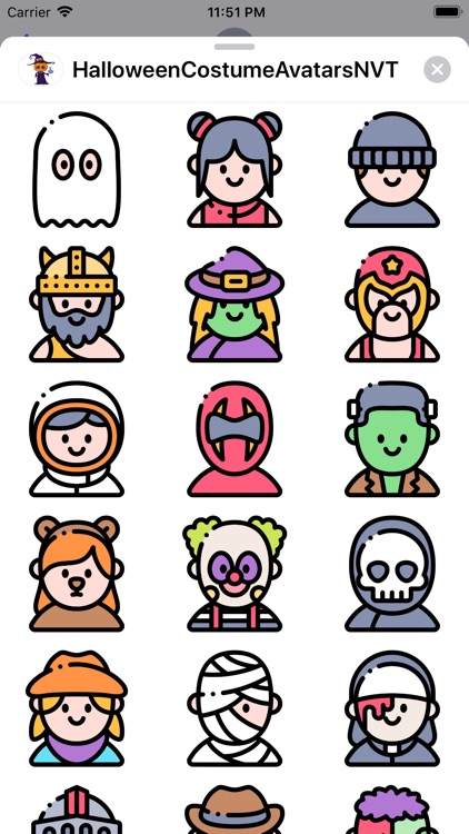 HalloweenCostumeAvatarsNVT