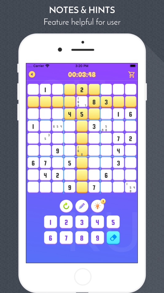 #3. Soduku - Offline Classic Game (iOS) By: PHP SOFTWARE COMPANY LIMITED