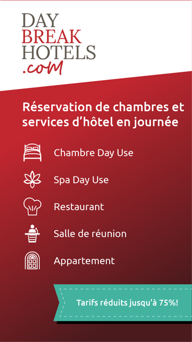 Screenshot #1 pour DayBreakHotels