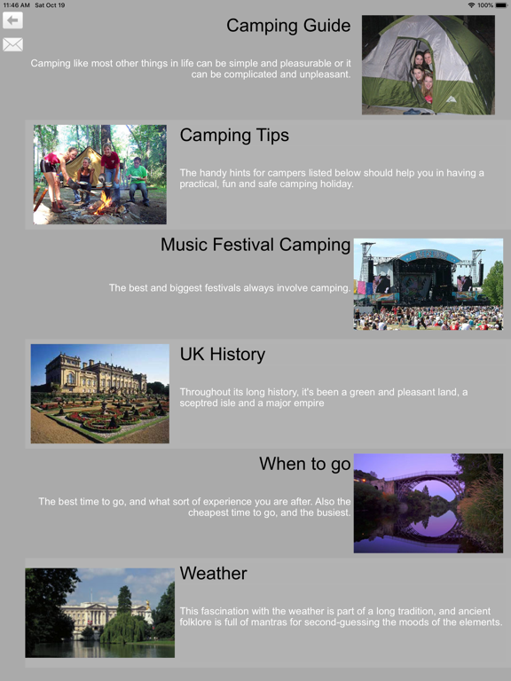 Screenshot #4 pour Camping UK
