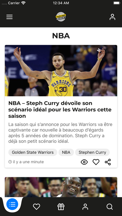 Screenshot #1 pour Parlons Basket