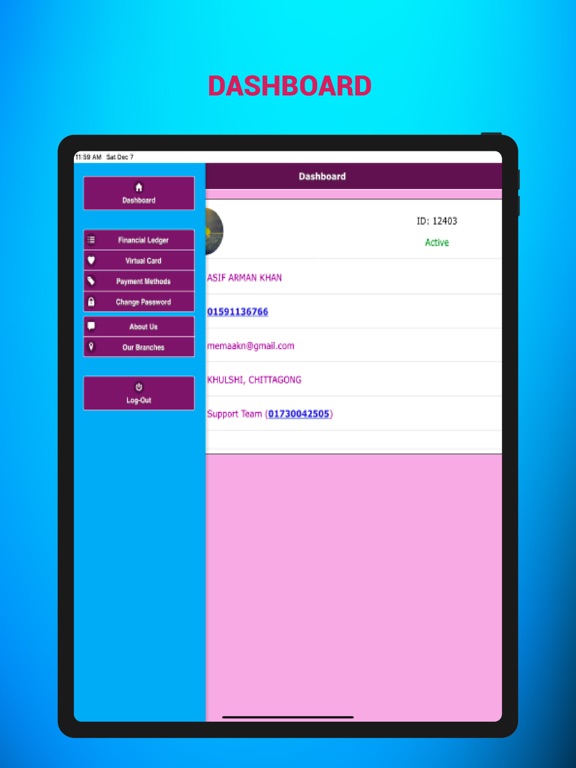 BeFresh App iPad screenshot