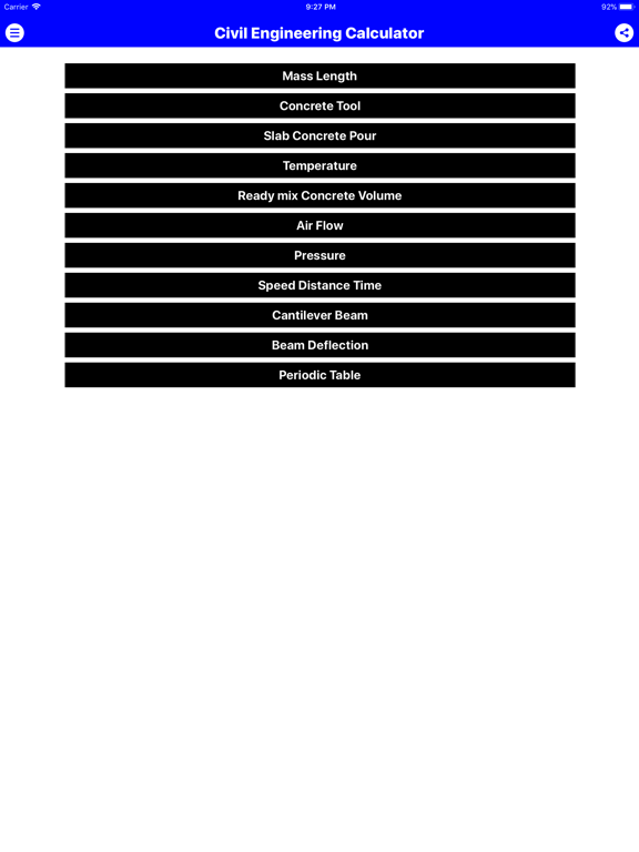Screenshot #5 pour Civil Engineering Calc