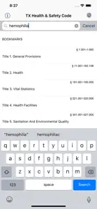 TX Health & Safety Code 2024 screenshot #1 for iPhone