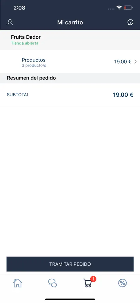 Manzaning, compras a domicilio