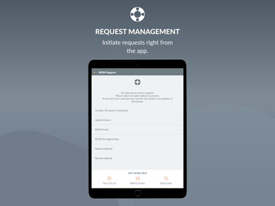 Sakon Mobility Management iPad screenshot 3 - Business app