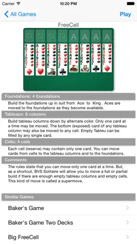 BVS Solitaire Collection screenshot 4