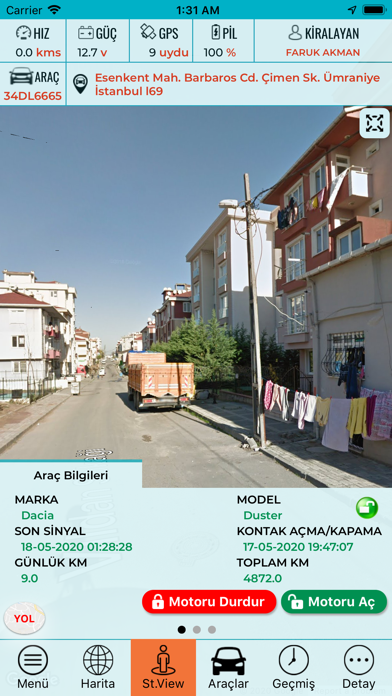 RentacarA Araç Takip Screenshot