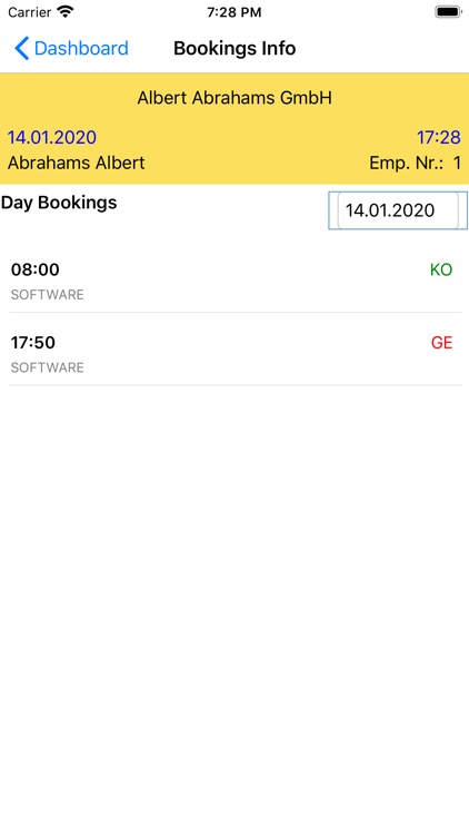 Krutec Zeiterfassung v6 screenshot-3