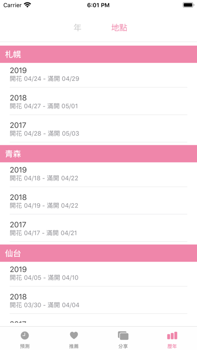 SakuraDate - 櫻花追蹤 screenshot 5
